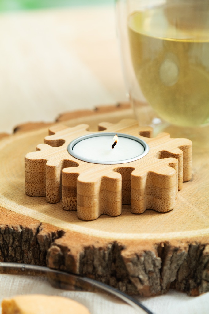 Kerst waxinelichthouder, sneeuwvlok #4