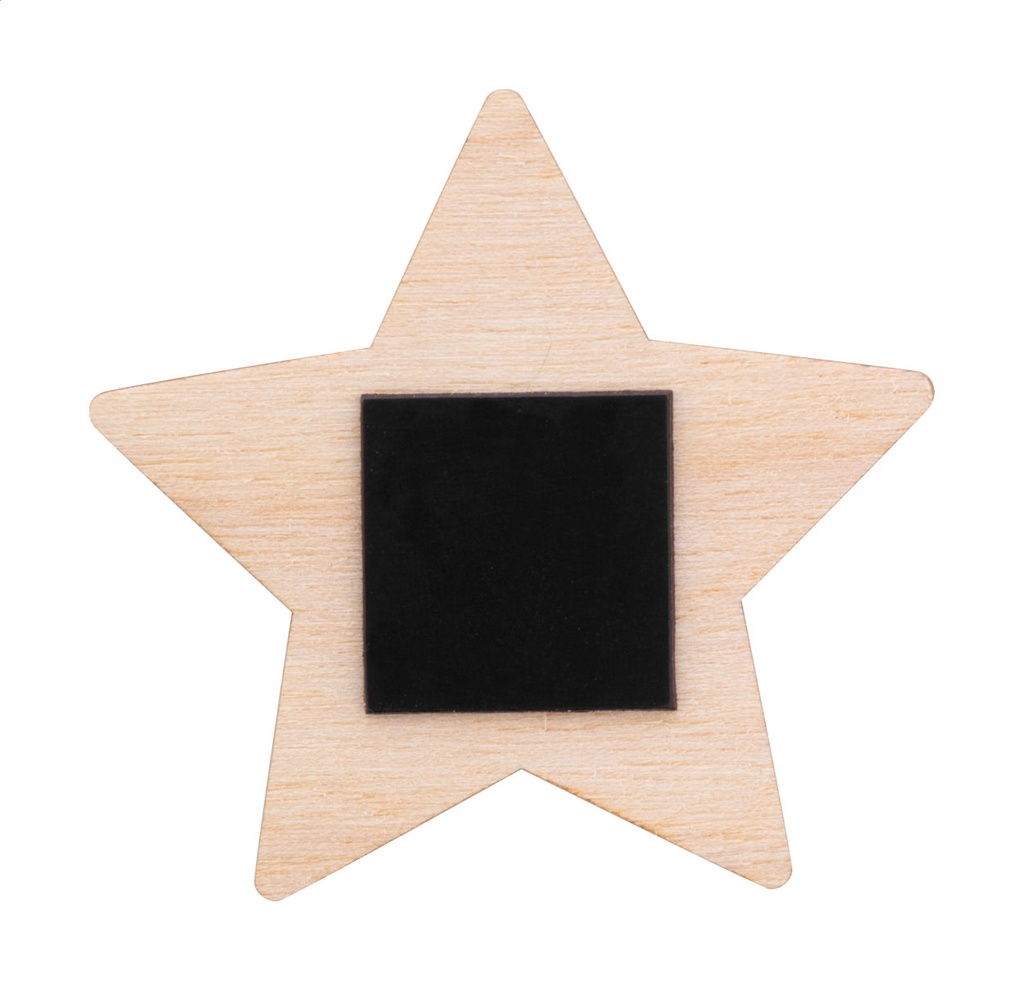 custom made kerstkoelkastmagneet, ster #3
