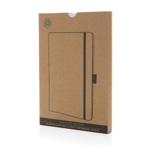 Sam A5 RCS certified bonded leather classic notebook