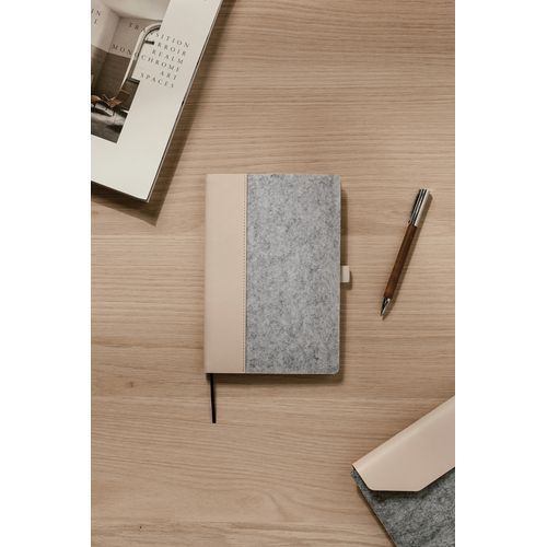 VINGA Albon GRS recycled felt notebook