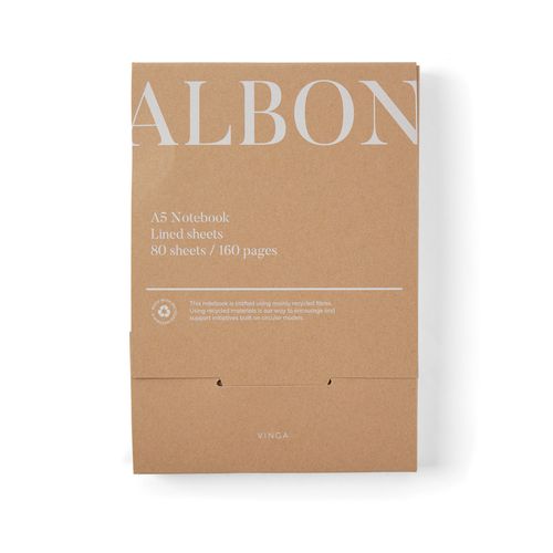 VINGA Albon GRS recycled felt notebook