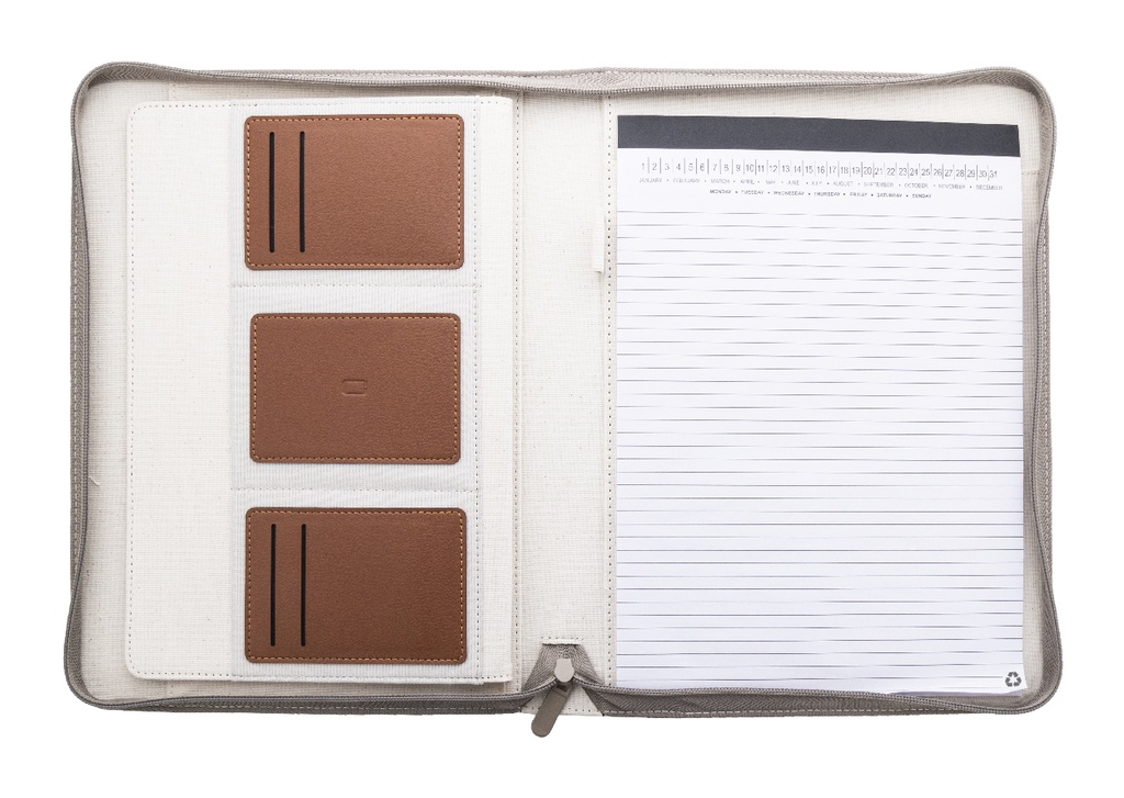 Documentenmap van gerecycled canvas #8