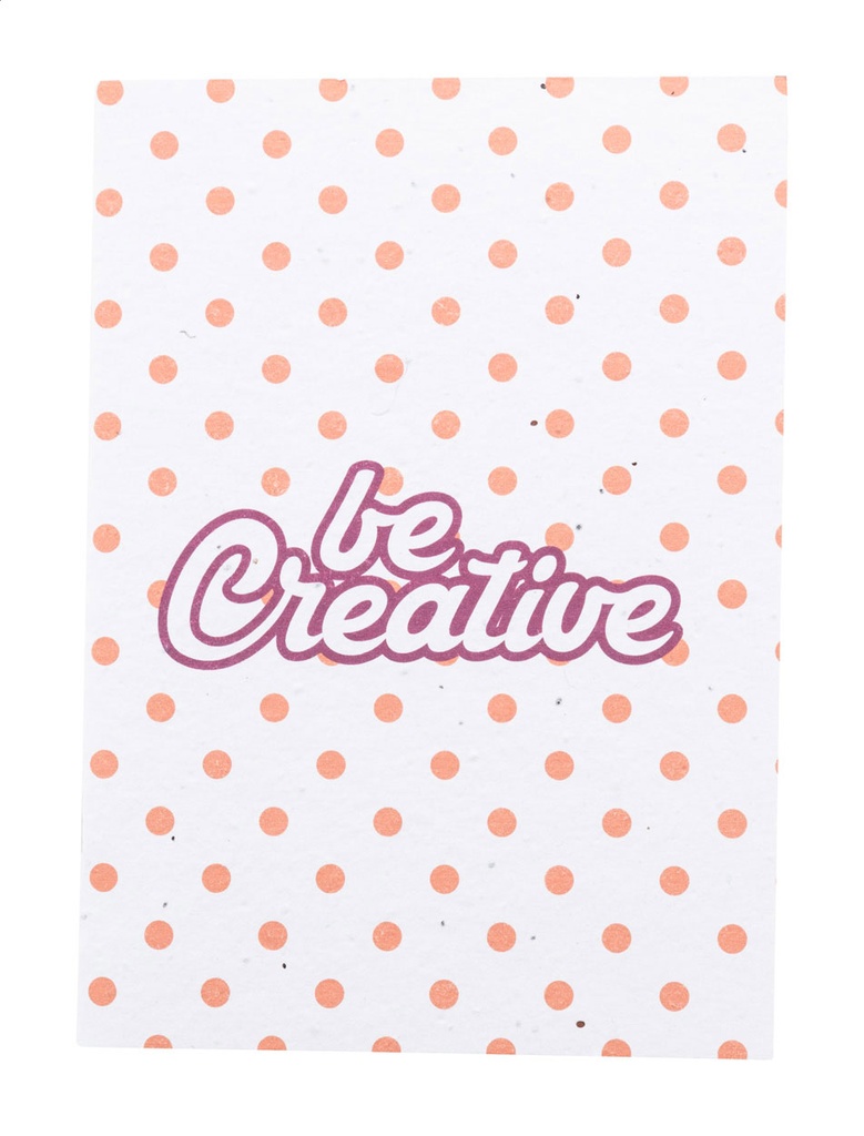 op maat gemaakt notitieboek van zaadpapier #2