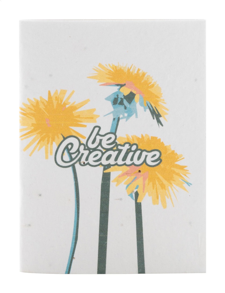 op maat gemaakt notitieboek van zaadpapier #3