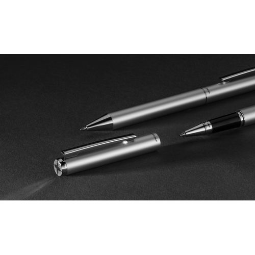 Swiss Peak Cedar RCS certified recycled aluminum pen set