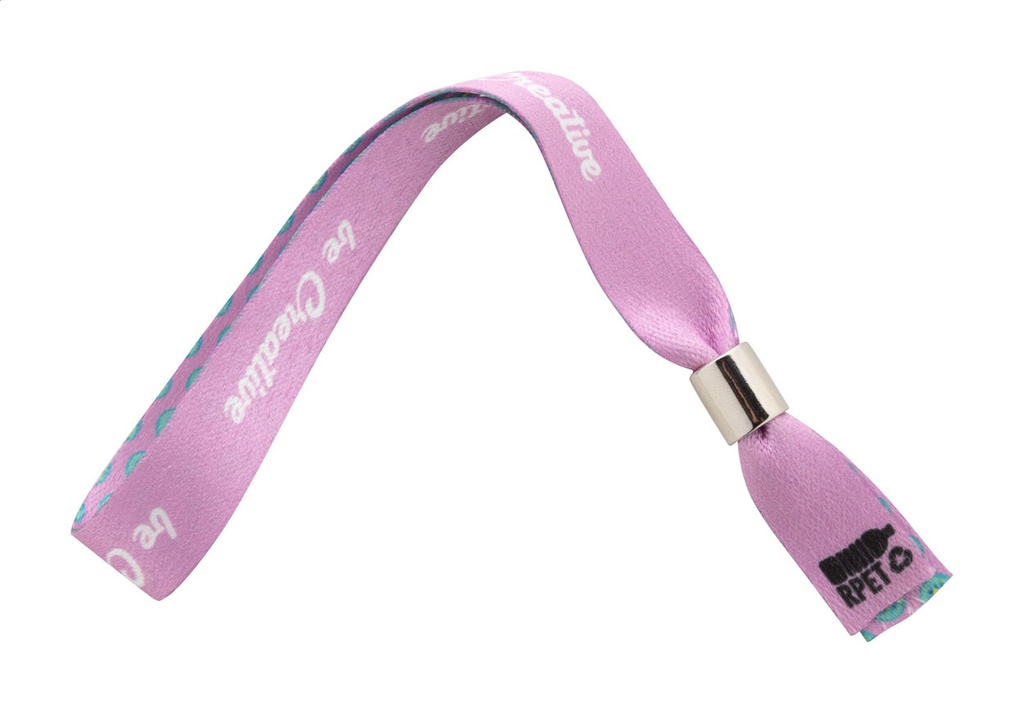 Custom made RPET festival armband #3
