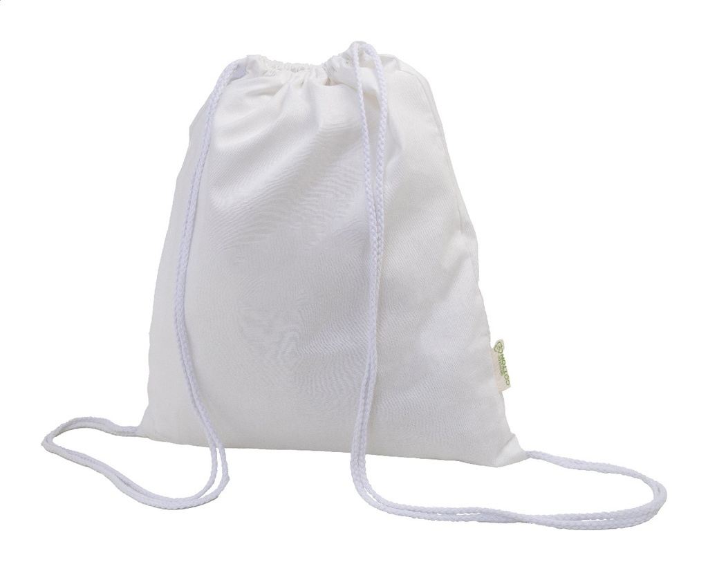 recycled katoenen trekkoord tas #2