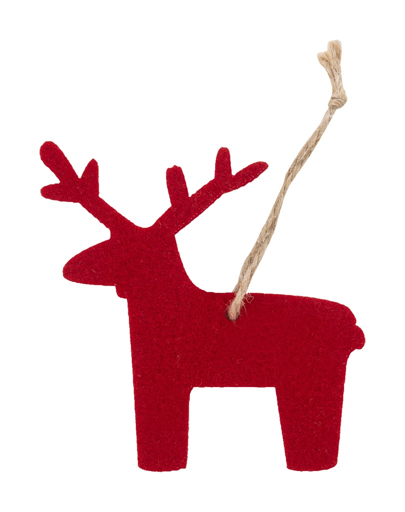 RPET kerstboomornament, rendier #1