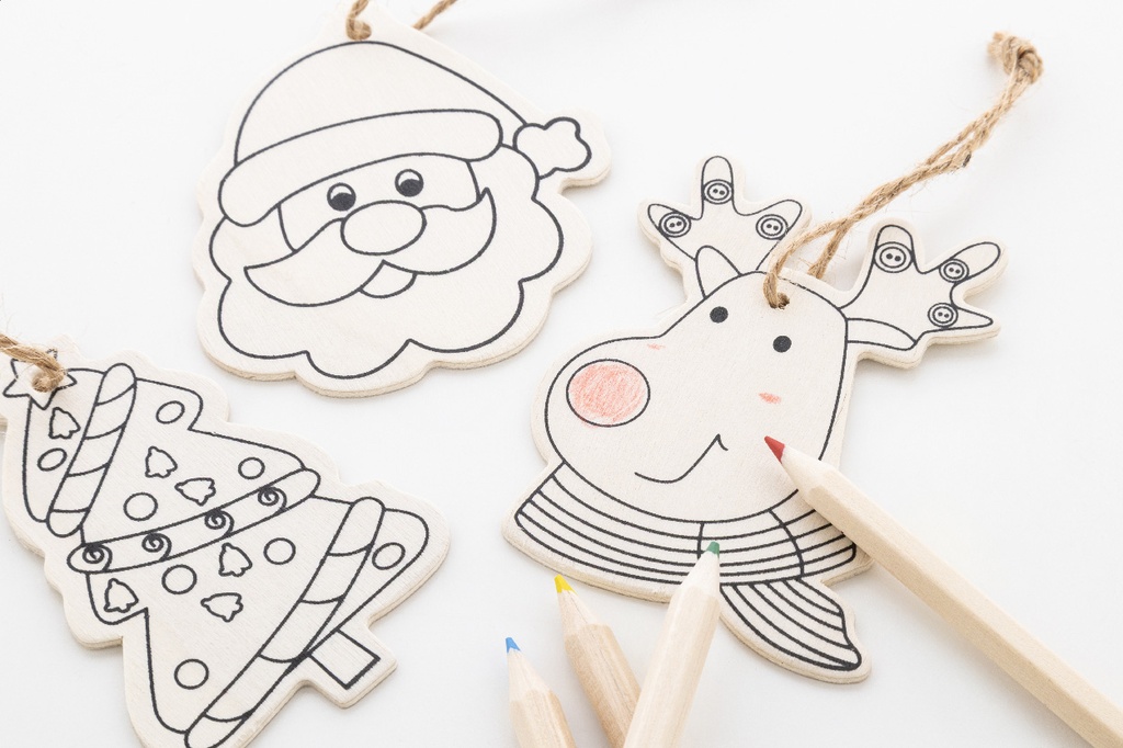 kleurende kerstboomornamenten #4