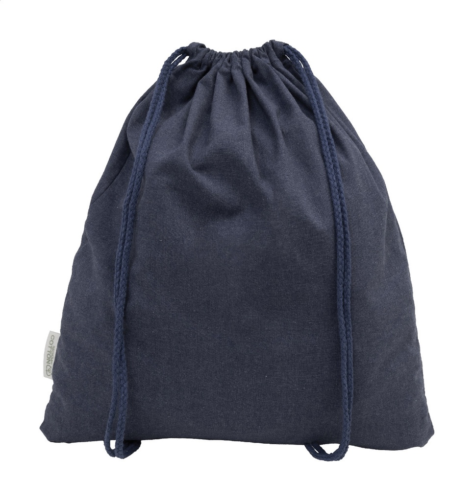 recycled katoenen trekkoord tas #3