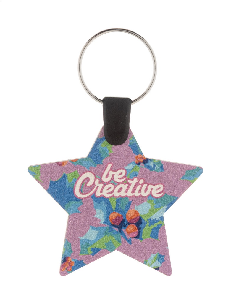 aangepaste kerstsleutelhanger, ster #4