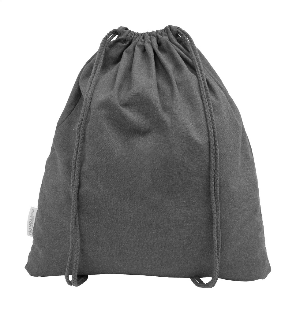 recycled katoenen trekkoord tas #3