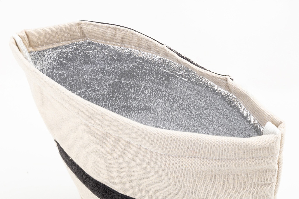 gerecyclede canvas koeler tas #5