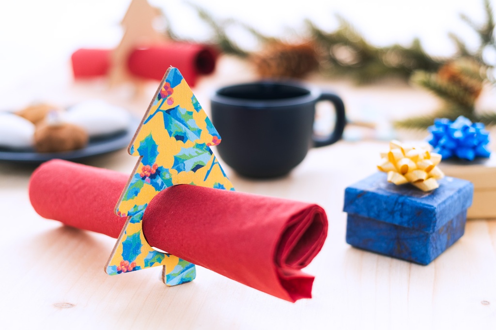 aangepaste kerst servet ring #5