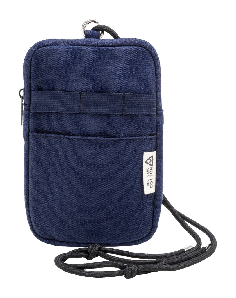 gerecycled canvas crossbody mobiele tas #2