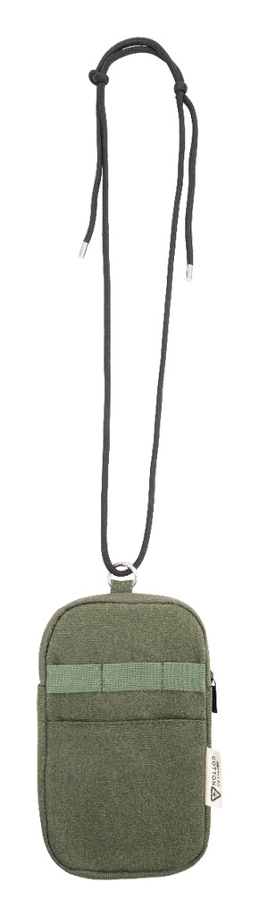 gerecycled canvas crossbody mobiele tas #3