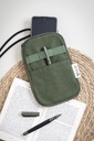 gerecycled canvas crossbody mobiele tas #6
