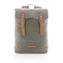 Canvas laptop backpack PVC free