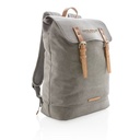 Canvas laptop backpack PVC free