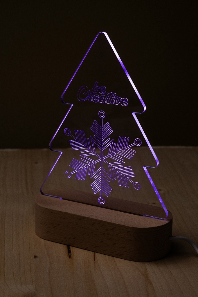 Kerstboom LED licht trofee #1