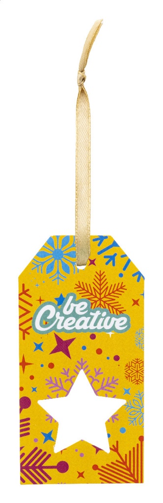 aangepast cadeaulabel, ster #2