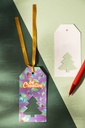 aangepast cadeaulabel, kerstboom #6
