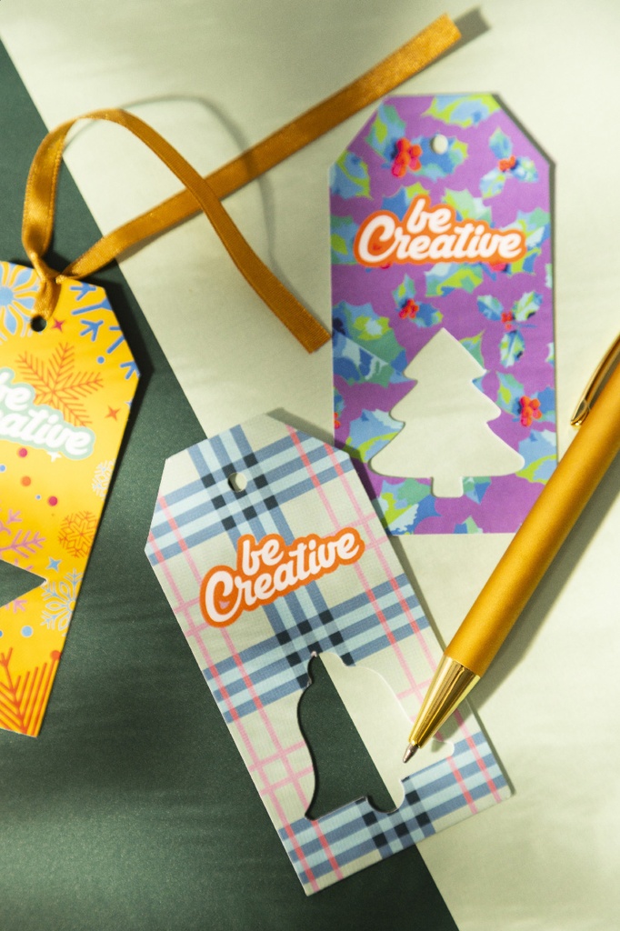 aangepast cadeaulabel, kerstboom #7