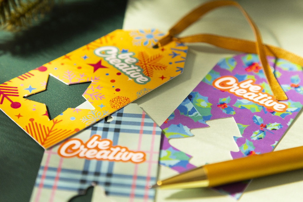 aangepast cadeaulabel, kerstboom #8