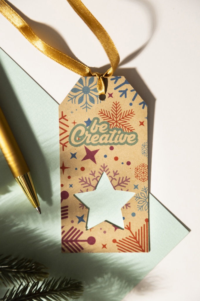 aangepast cadeaulabel, ster #4