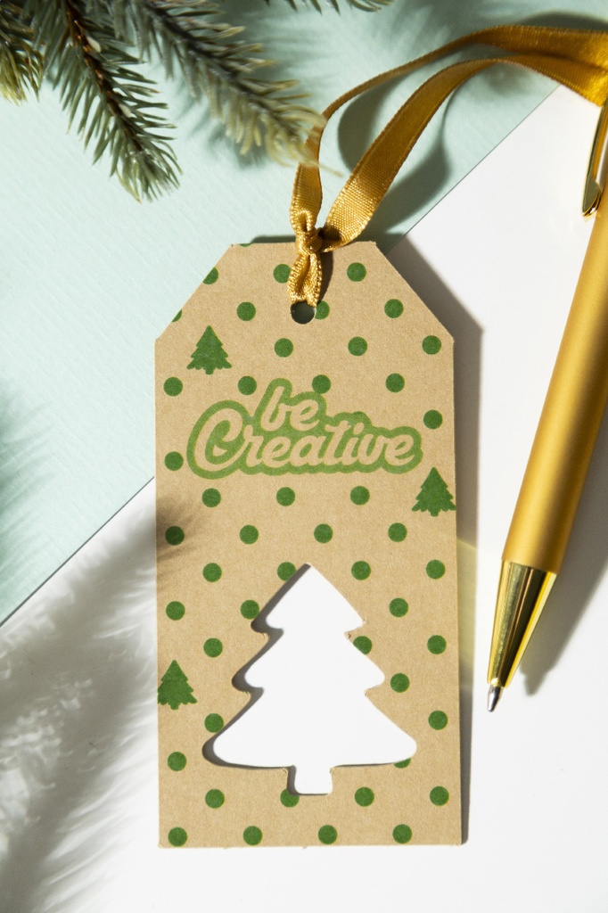 aangepast cadeaulabel, kerstboom #5