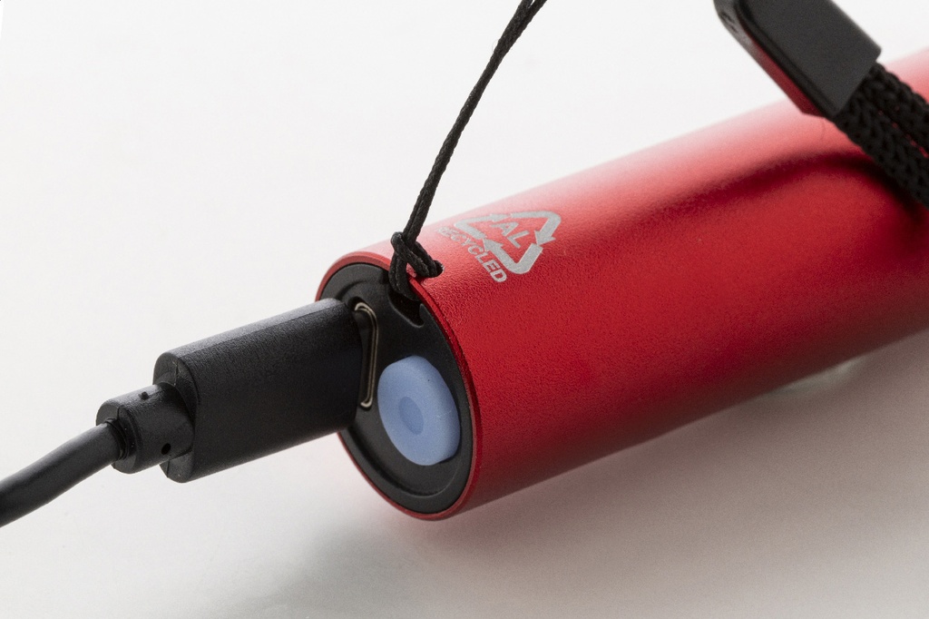 oplaadbare zaklamp van gerecycled aluminium #2