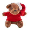 pluche kerst teddybeer sleutelhanger #1