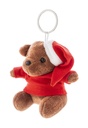 pluche kerst teddybeer sleutelhanger #3