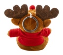 pluche kerst rendier sleutelhanger #7