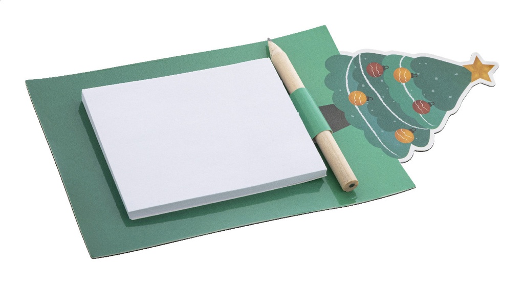 Kerstmis magnetisch notitieblok, kerstboom #3