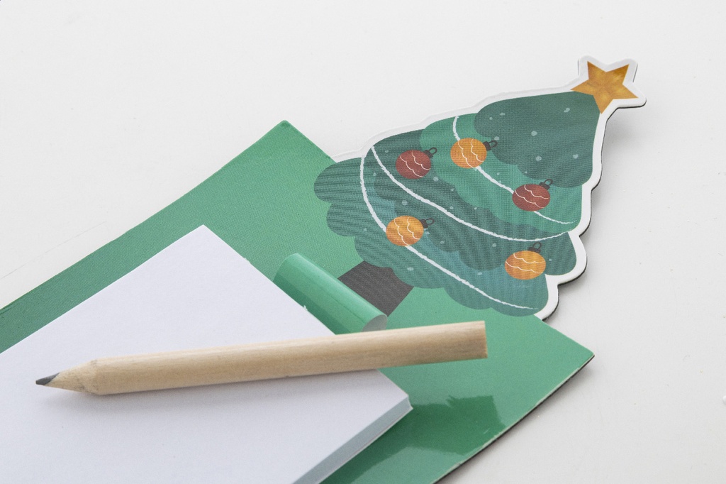 Kerstmis magnetisch notitieblok, kerstboom #4