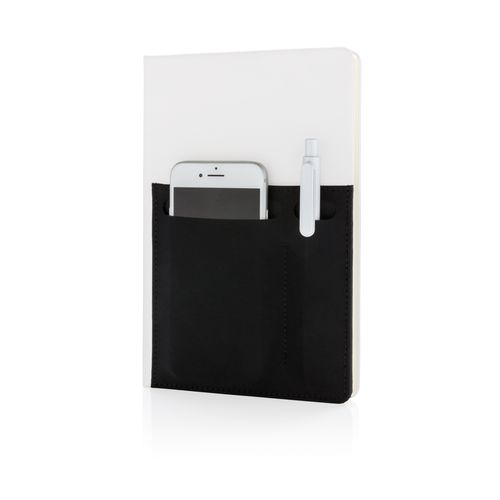 A5 Deluxe notebook with smart pockets