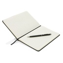 Standard hardcover PU A5 notebook with stylus pen