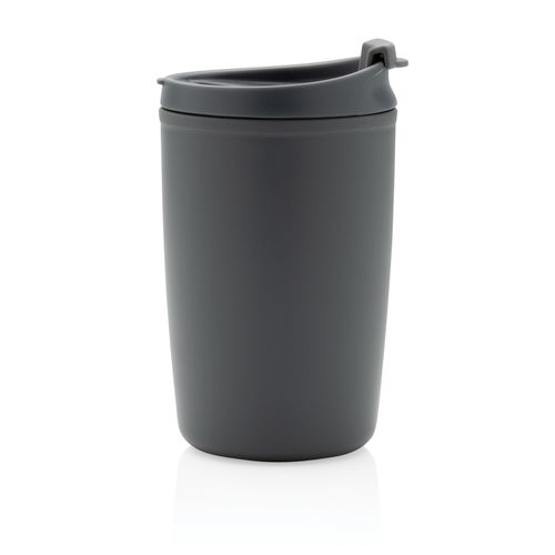 GRS Recycled PP tumbler with flip lid