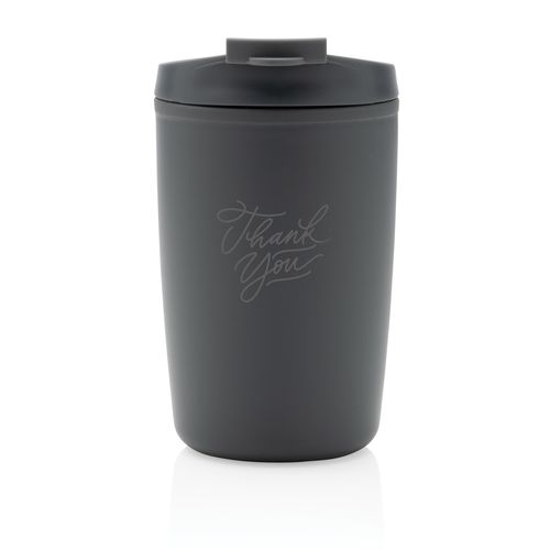 GRS Recycled PP tumbler with flip lid