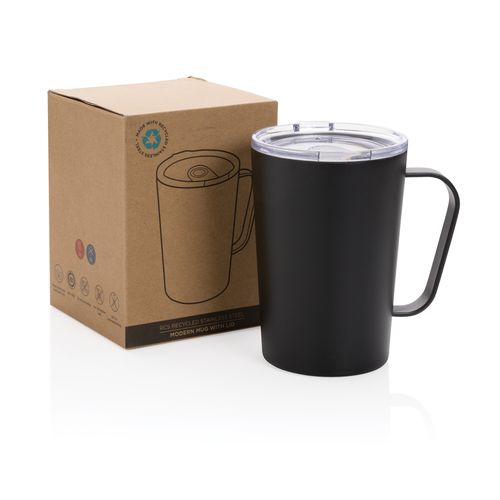 RCS Recycled stainless steel modern vacuum mug with lid