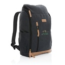 Impact AWARE™ 16 oz. recycled canvas 15" laptop backpack