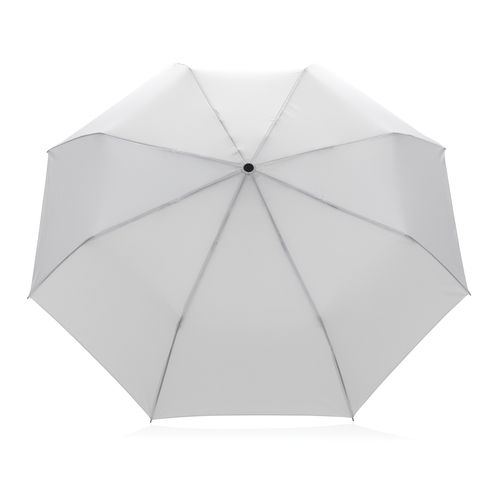 20.5" Impact AWARE™ RPET 190T Pongee bamboo mini umbrella