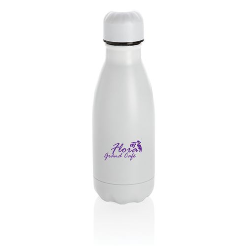 Solid colour vacuum stainless steel bottle 260ml