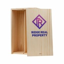 Wooden Wine Case 340 x 192 x 95 mm (2 bottles)