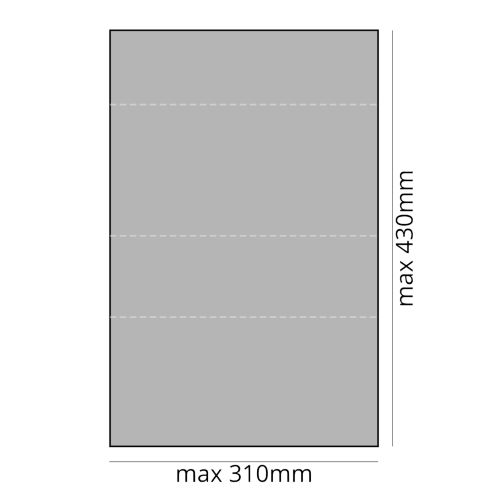 Sleeve DYO Small (plano max. 430 x 310 mm)