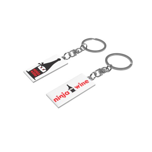 Key Ring Pluto Rectangular