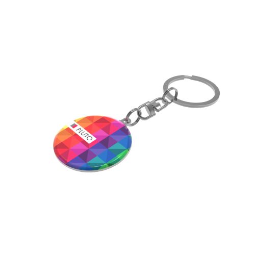 Key Ring Pluto Round