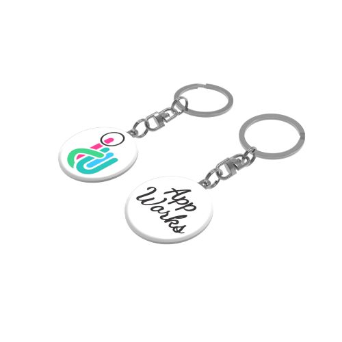 Key Ring Pluto Round