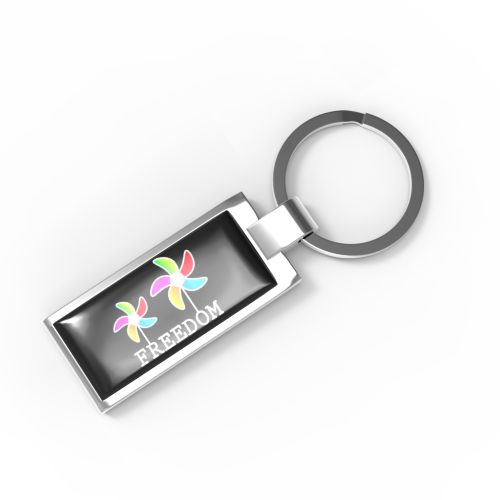 Key Ring Verso Rectangular